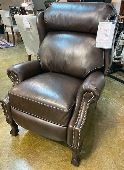 Barcalounger Reclining Leather Chair