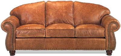 Top Grain Leather Sofa Divani Classic, Leather Couch Charlotte Nc